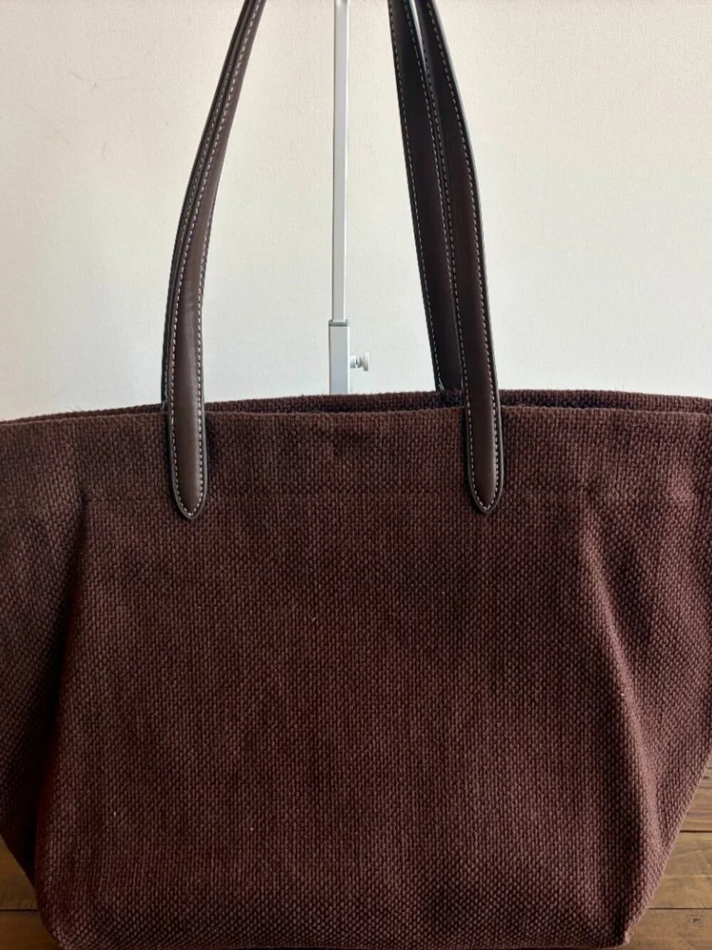 Sam Edelman Classic Logo Tote Bag Dark Brown